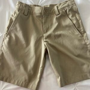 Under Armour Youth Tan golf Shorts